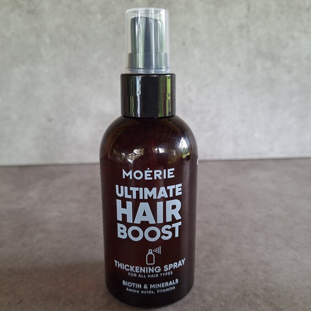 Moerie ultimate Hair boost thickening spray biotin & minerals amino acids 150 Ml